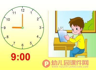 大班主题教育活动课件PPT《认识时钟》PPT课件图片