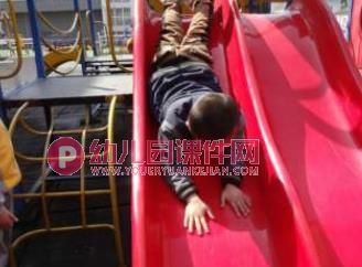 小班安全课件PPT《安安全全玩滑梯》PPT课件图片