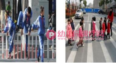小班安全常识课件PPT《过马路》PPT课件图片