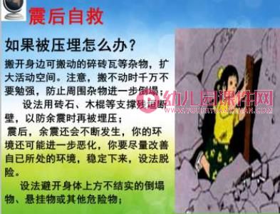 小班安全课件PPT《防震减灾》PPT课件图片