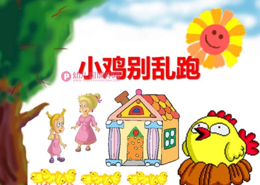 小班科学活动课件PPT《小鸡别乱跑》PPT课件图片