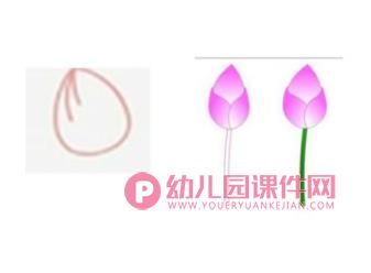小班艺术课件PPT《画荷花》PPT课件图片