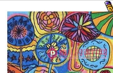 小班美术小花伞公开课PPT课件图片