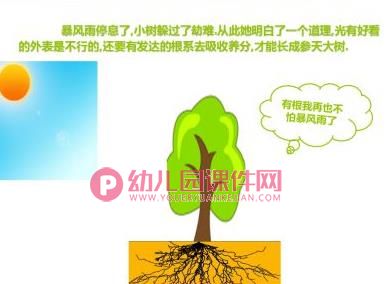 小班美术课件PPT图片《大树与小树》PPT课件