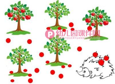 小班美术课件PPT《小刺猬背果果》PPT课件图片