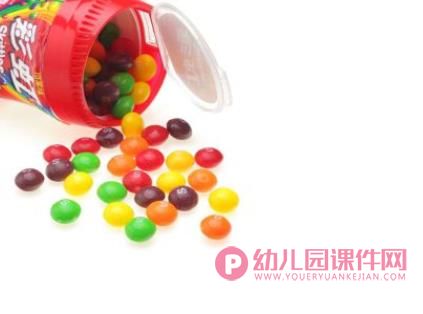 小班美术手指点画课件PPT《彩虹糖》PPT课件图片