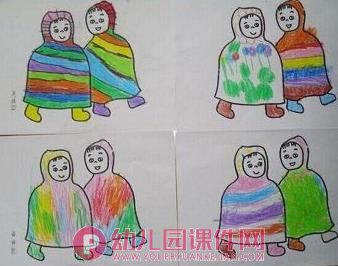 小班美术课件PPT《穿雨衣的人》PPT课件图片