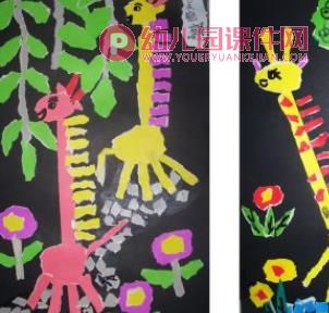 小班手工撕贴画课件PPT《美丽的长颈鹿》PPT课件图片