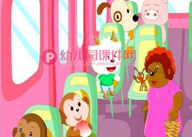 小班社会课件PPT《小蚂蚁坐汽车》PPT课件图片