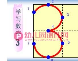 大班数学课件PPT《0-10田字格书》PPT课件图片