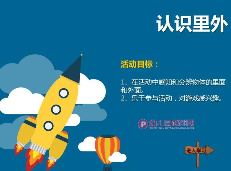 小班数学活动课件PPT《里外》PPT课件图片