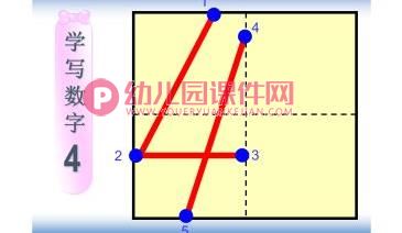 大班数学课件PPT《0-10田字格书》PPT课件图片