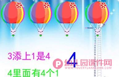 小班数学课件PPT《认识3和4》PPT课件图片