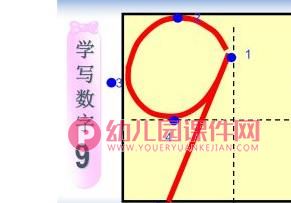 大班数学课件PPT《0-10田字格书》PPT课件图片