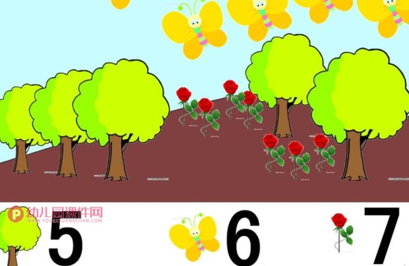 小班数学活动课件PPT《认识数字6和7》PPT课件图片