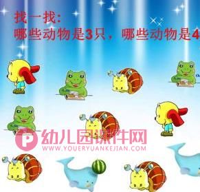 小班数学课件PPT《认识3和4》PPT课件图片