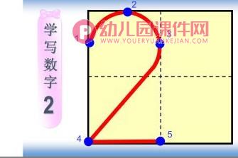大班数学课件PPT《0-10田字格书》PPT课件图片