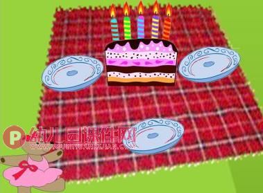 小班数学故事课件PPT《小熊过生日》PPT课件图片