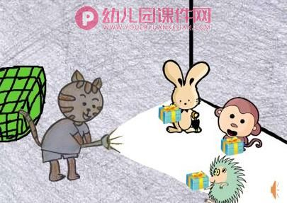 小班语言课件PPT《小猫的生日》PPT课件图片