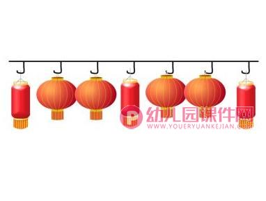 小班计算课件PPT《挂灯笼》PPT课件图片