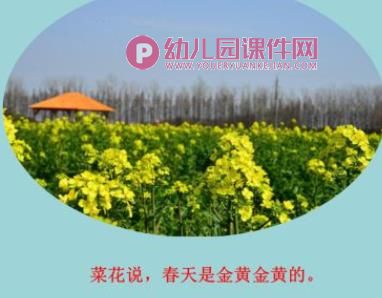 小班综合课件PPT《春天的颜色》PPT课件图片