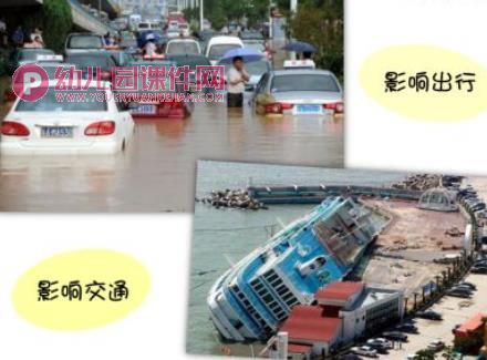 幼儿园台风安全PPT课件图片