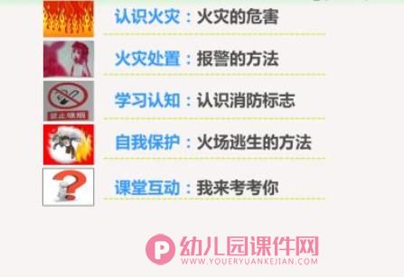 幼儿园消防安全教育课件PPT图片