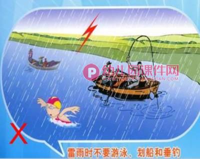 幼儿园安全教育课件PPT《如何防雷电》PPT课件图片