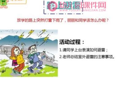 幼儿园雷雨天气安全教育PPT课件图片