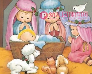 圣诞节的故事PPT课件图片