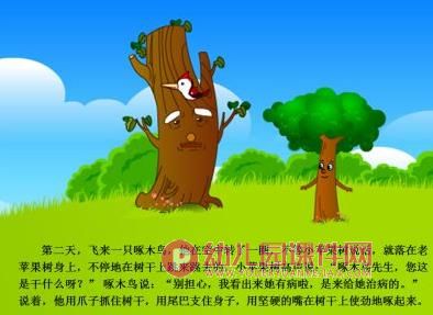 幼儿园故事课件PPT《小苹果树请医生》PPT课件图片