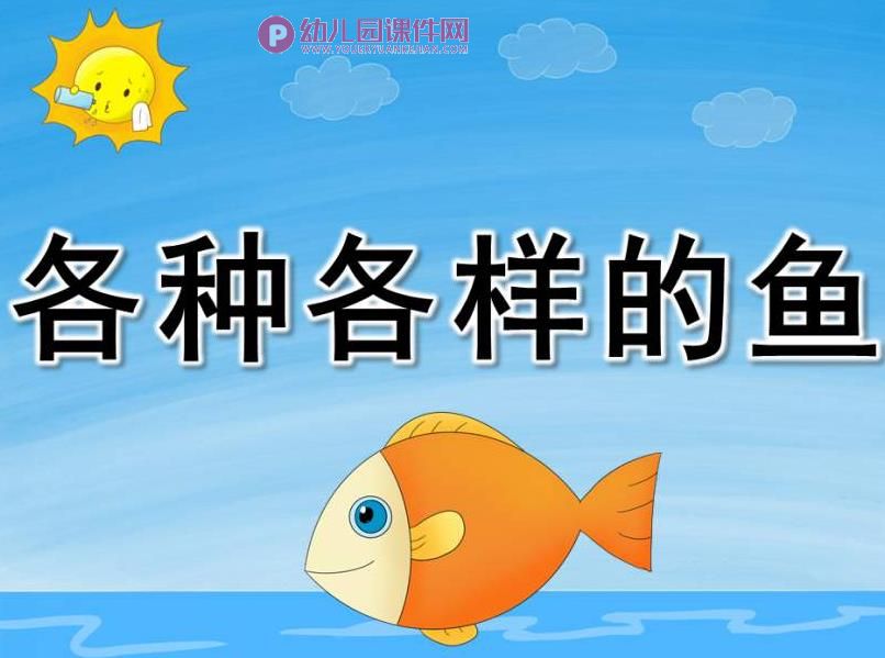 幼儿园科学认知课件PPT《各种各样的鱼》PPT课件图片