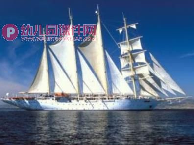 幼儿园美术活动课件PPT《大海里的轮船》PPT课件图片