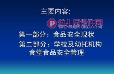 幼儿园食堂培训PPT图片