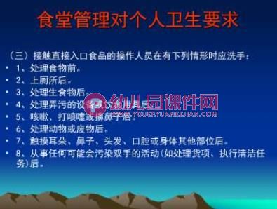 幼儿园食堂培训PPT图片