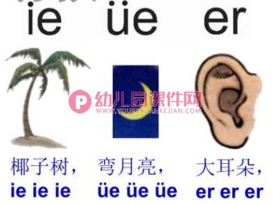 幼儿园课件PPT《拼音ie ue er》PPT课件图片