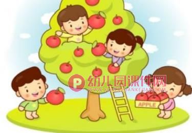 亲亲绿色PPT课件图片