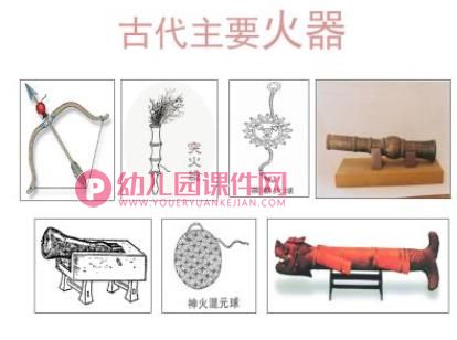 幼儿园了不起的四大发明PPT课件图片