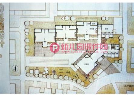 托儿所幼儿园建筑设计图PPT课件图片