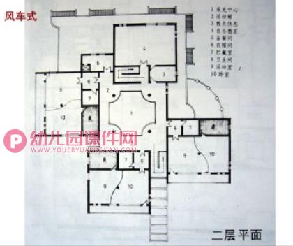 托儿所幼儿园建筑设计图PPT课件图片