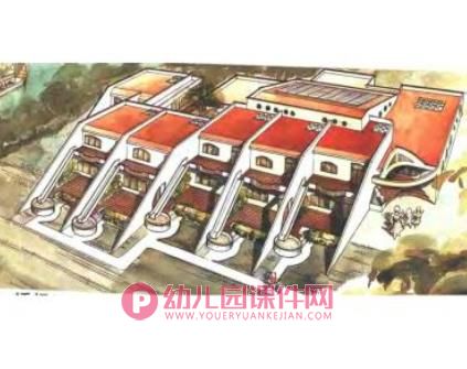 托儿所幼儿园建筑设计图PPT课件图片