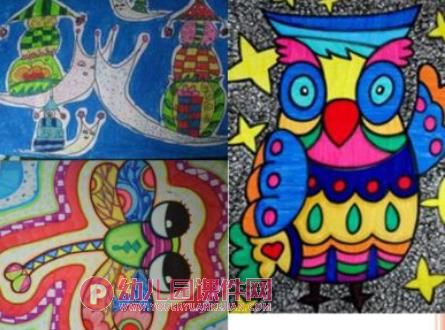 幼儿园学前儿童美术创作的特点PPT课件图片