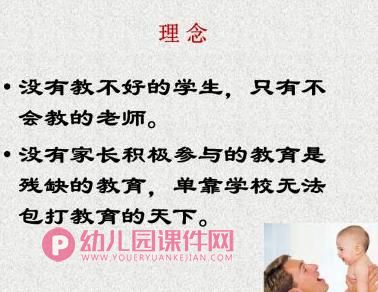 幼儿园学前儿童家庭教育PPT图片