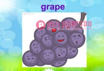 幼儿水果英语PPT课件图片