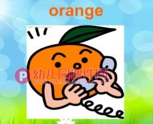 幼儿水果英语PPT课件图片