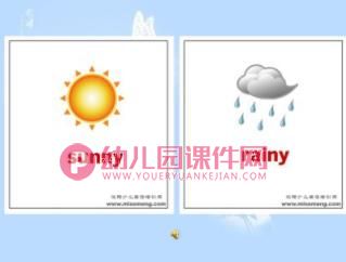 幼儿园英语公开课课件PPT《天气》PPT课件图片
