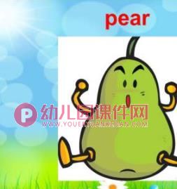 幼儿水果英语PPT课件图片