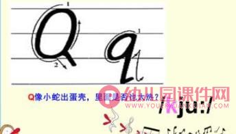 幼儿园英语课件PPT《26个英语字母》PPT课件图片