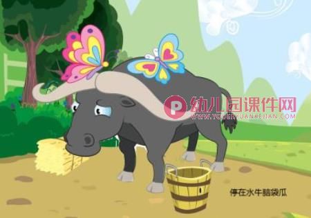 幼儿园动物儿歌课件PPT《戴花》PPT课件配音音乐图片