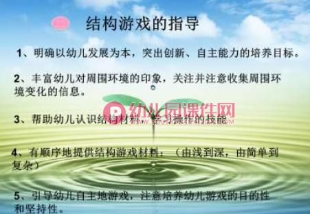 幼儿园游戏的组织与指导PPT课件图片